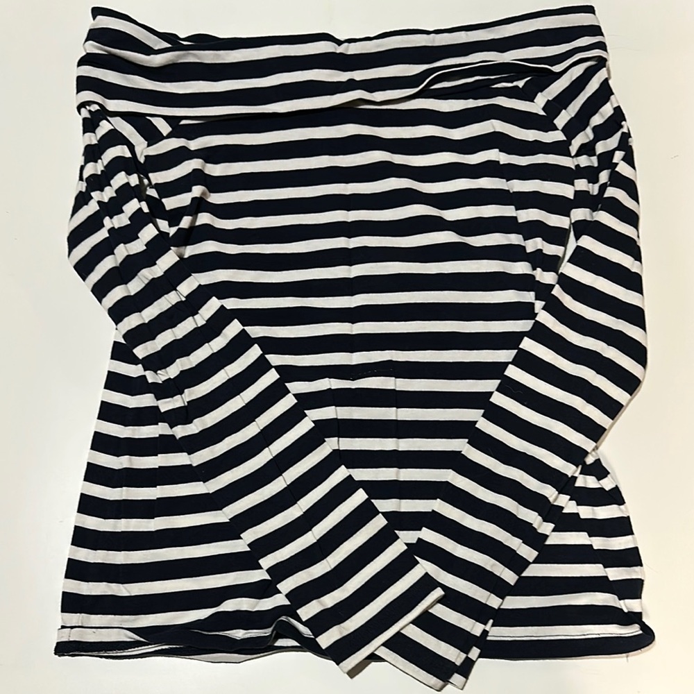 EUC J. Crew Off the Shoulder Long Sleeve Shirt - Size S